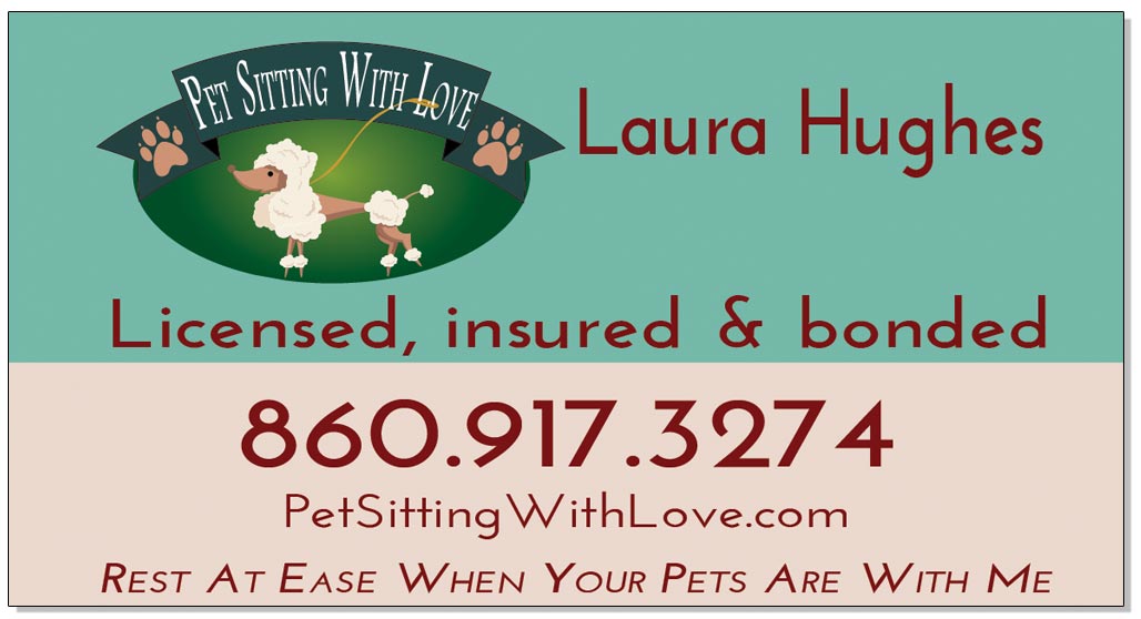 Pet Sitting With Love Business Card